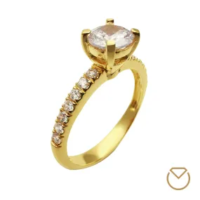 Anillo De Compromiso Oro 18K / REF. 112COA