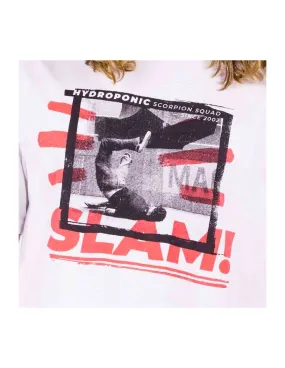Camiseta Hombre HYDROPONIC manga corta T-SHIRT SLAM SS Ref. 19004-SLAM Golpe SS Blanca