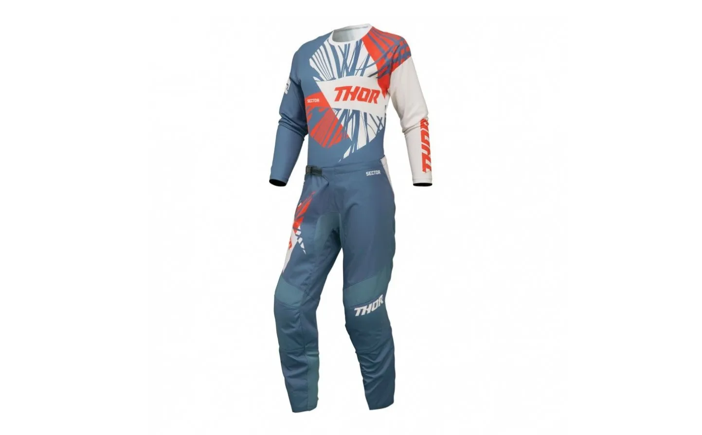 Traje Thor Mujer Sector Split Azul Blanco